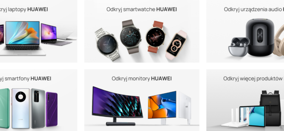 Produkty technologiczne od Huawei