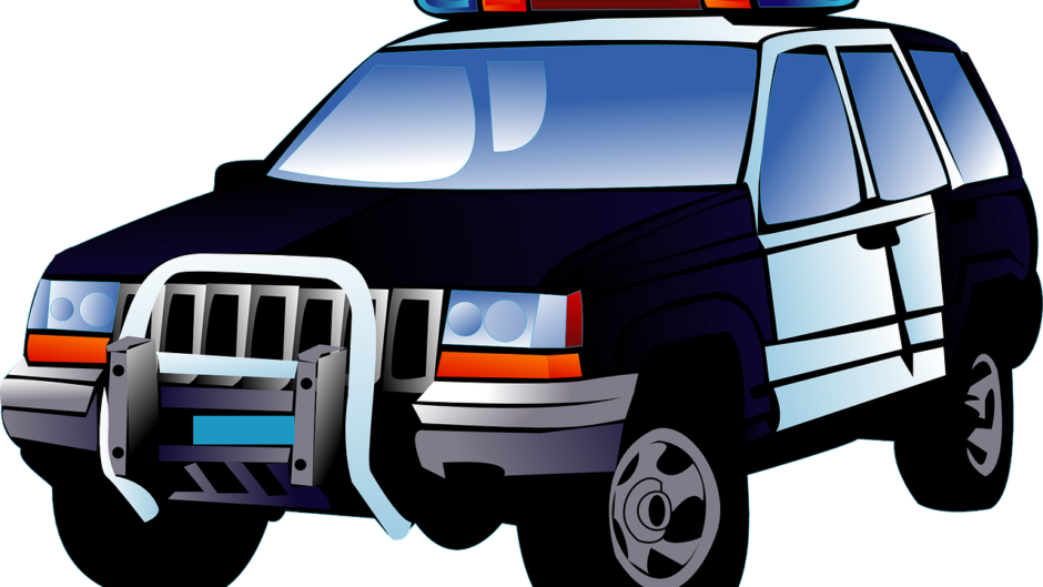 Samochód policyjny w Stanach Zjednoczonych, symbolizujący siłę i autorytet amerykańskiej policji